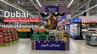 Dubai Carrefour Food Prices 2023 Mall Of Emirates [upl. by Lepley]