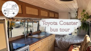 Toyota Coaster Motorhome Conversion  Bus Tour [upl. by Waite]