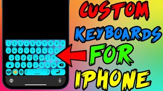 Get Custom Keyboards For iPhone on iOS 15 2022 [upl. by Diella]