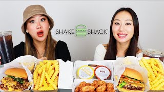 SHAKE SHACK MUKBANG  WHAT WOMEN WANT IN MEN 💑 [upl. by Kameko]