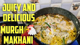 Kashmiri style CHICKEN MAKHANI  Murgh makhani recipe  Butter chicken recipe  Chicken makhani asmr [upl. by Ayital]