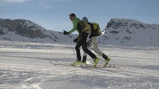 BreuilCervinia Una pista per sci alpinisti [upl. by Healey]