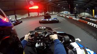 ProKart Raceland Wackersdorf  Indoor Onboard View [upl. by Poppas335]