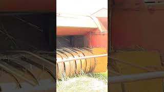 Slow Motion Hay Baler New Holland 68 Small Square Baler  Feeder Tines Knife and Plunger [upl. by Karwan703]