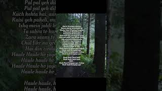 haule haule lyrics [upl. by Navar547]