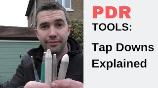 Paintless Dent Removal Tools PDR Tap Downs Explained [upl. by Desiree59]