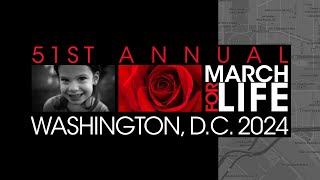 March for Life 2024 from Washington DC WhyWeMarch  January 19 2024 [upl. by Auhsaj194]