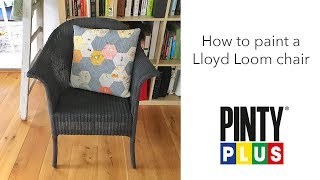 How to paint a Lloyd Loom chair [upl. by Brannon]