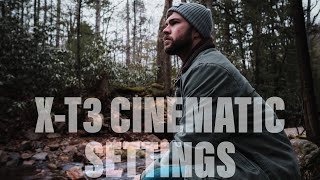 Fuji XT3 CINEMATIC Video Settings 4K [upl. by Su]