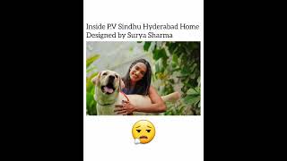 Perfectly DESIGNED P V Sindhu Hyderabad Home shorts youtubeshorts ytshorts trending [upl. by Aleirbag]