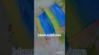 Beautiful sea Painting 🎨🖌️🌊 youtubeshortsartdiypaintingseapaintdrawingsatisfyingart [upl. by Cleave]