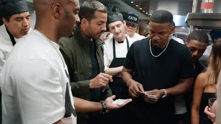 David Blaine Predicts Cards for Jamie Foxx  David Blaine The Magic Way [upl. by Odrareve707]