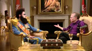 The Dictator  Interview with Larry King [upl. by Ahseekal]