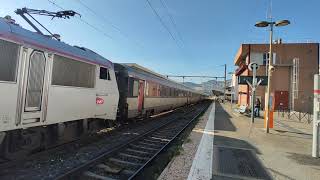 départ de lintercités en gare de Clermont Ferrand bb 26034 carmillon  corail carmillon [upl. by Uri]