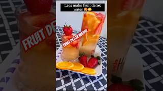 fruit detox water recipe 😋 👌 youtubeshorts trending detoxjuicefruit healthyrecipes diet [upl. by Perkins208]