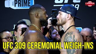 Ceremonial WeighIns  UFC 309 [upl. by Martino]