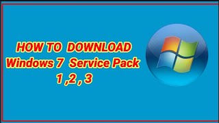 How to Install Windows 7 Service Pack 123 Windows Service Pack [upl. by Anairol]