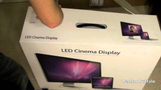 Apple 27quot Cinema Display Unboxing [upl. by Lledniuq]