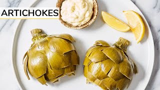 ARTICHOKE 101  how to cook and eat artichokes [upl. by Bertram]