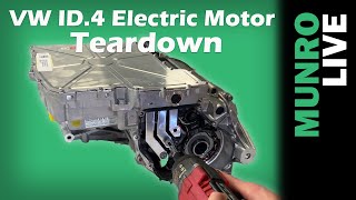 Volkswagen ID4 Electric Motor Teardown and Analysis [upl. by Ayatnohs]