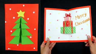 Weihnachtenbasteln Weihnachtskarten selber basteln  Diy Weihnachtsgeschenke [upl. by Boles]