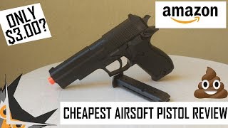 WORST 3 AIRSOFT PISTOL  UKARMS M1911 SPRING AIRSOFT [upl. by Haduhey]