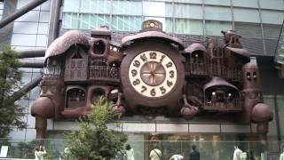 宮崎駿デザインの 日テレ大時計 This clock is Hayao Miyazaki design [upl. by Brathwaite640]