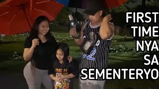 VLOG 024 FIRST TIME PUMUNTA NG CEMETERY  TYRONIA FOWLER [upl. by Nylevol]