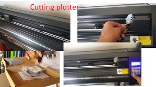 Cutting plotter installation 48 inch vinyl cutter to start your home business [upl. by Einittirb]