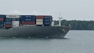 WAN HAI LINES Container Ship in Malaysia [upl. by Jeanie544]