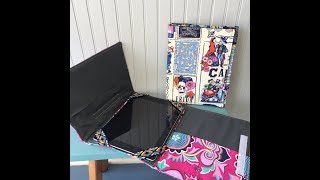 How to sew a Tri fold iPad Tablet Cover by Sewspire [upl. by Oaoj]