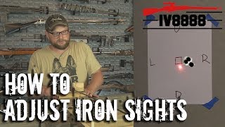 How To Adjust Iron Sights [upl. by Valentino]