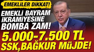 EMEKLİLERE 5 BİN LİRA YENİ İKRAMİYE MÜJDESİ GELİYOR SSK BAĞKUR DİKKAT [upl. by Stephenson673]