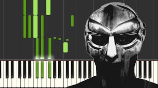 MF Doom  Arrow Root Piano Tutorial Synthesia King Geedorah Next Levels [upl. by Primaveria]