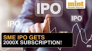 SME IPO Got 2000x Subscription Received Bids Worth ₹14000 Cr for a ₹10 Cr Offering  NACDAC IPO [upl. by Daryl371]