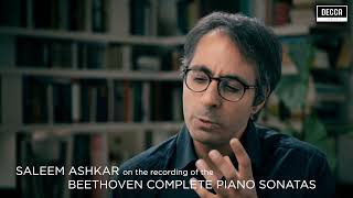 Saleem Ashkar discusses recording the Beethoven Sonata cycle [upl. by Yrellam]