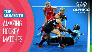 Top 10 Amazing Hockey Matches at the Olympics  Top Moments [upl. by Portie]