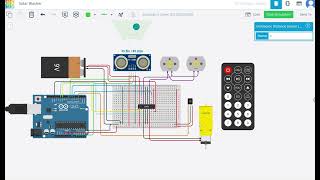 Carli Carnes Solar Washer robot circuit demonstration [upl. by Haidabo]