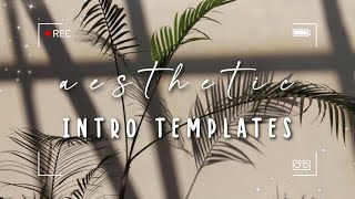 aesthetic intro templates for 2021 amp 2022 no text  no credit needed [upl. by Bibah]