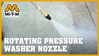 Using The Rotating Pressure Washer Nozzle [upl. by Shaefer719]