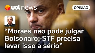 Com Bolsonaro indiciado Moraes não pode atuar em processo contra expresidente  Maierovitch [upl. by Suoivatnod]