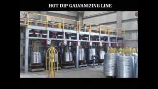 ARAMAKINA  HOT DIP WIRE GALVANIZING LINE [upl. by Nalniuq]