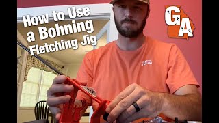 How to Use The Bohning Fletching Jig [upl. by Mychael]