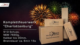 Komplettfeuerwerk quotCharlottenburgquot [upl. by Eniortna280]