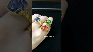 施華洛世奇水晶 黃金戒指施華洛世奇水晶 黃金戒指 jewelry [upl. by Alekal]