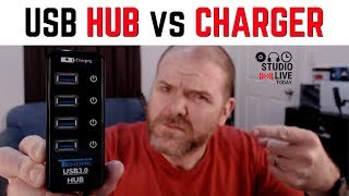 What is the difference between a USB hub and a USB charging station [upl. by Llenehs]