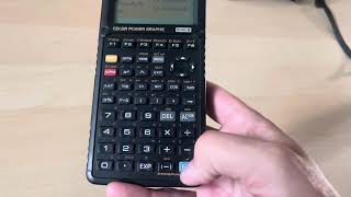 Casio CFX9950GB Plus color power graphic 64kb programmable calculator scientific [upl. by Fiske]