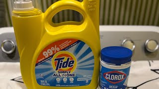 Tide SIMPLY ALL IN ONE LAUNDRY DETERGENT Review  Tide SIMPLY Review [upl. by Terriss53]