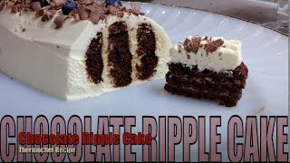 Chocolate Ripple Cake 5 ingredients cheekyricho [upl. by Seto]