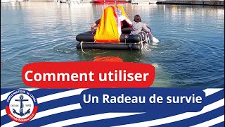 Radeau de survie  Comment lutiliser [upl. by Irroc]